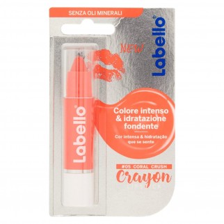 Labello Crayon Lipstick Coral Crush Matitone Labbra Colora e Idrata -