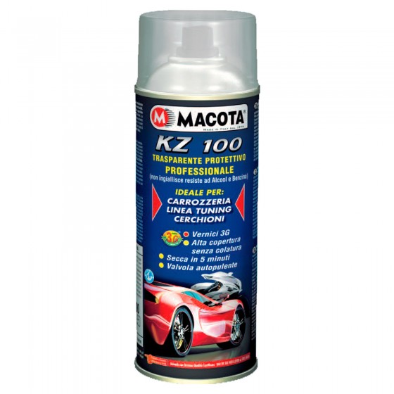 Macota Spray KZ100 - Trasparente Protettivo Professionale Lucido o