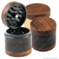 Immagine 1 - Grinder Tritatabacco 4 Parti in Legno e Metallo Chiusura Magnetica