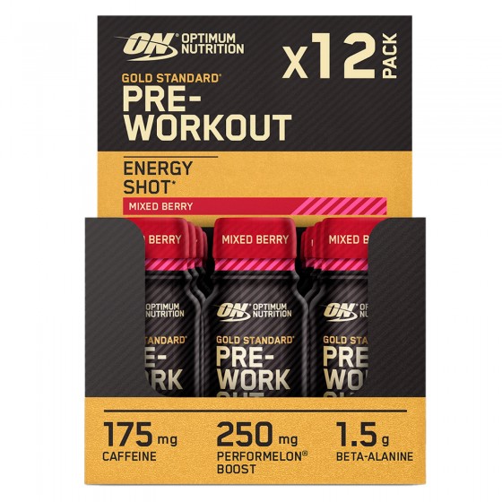 Optimum Nutrition Gold Standard Pre-Workout Energy Shot Frutti di Optimum Nutrition Gold Standard Pre-Workout Energy Shot Frutti di