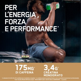 Optimum Nutrition Gold Standard Pre-workout in Polvere con Creatina