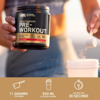 Optimum Nutrition Gold Standard Pre-workout in Polvere con Creatina