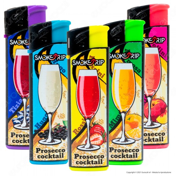 SmokeTrip Accendini Elettronici Ricaricabili Fantasia Prosecco SmokeTrip Accendini Elettronici Ricaricabili Fantasia Prosecco