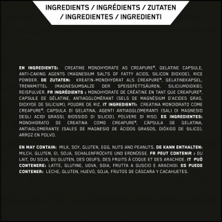 Optimum Nutrition Creatine 2500 Caps Creatina Monoidrato in Capsule -