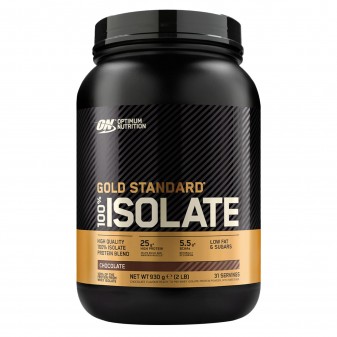 Optimum Nutrition Gold Standard 100% Whey Proteine Isolate in Polvere con Aminoacidi Gusto Cioccolato - Barattolo da 930g