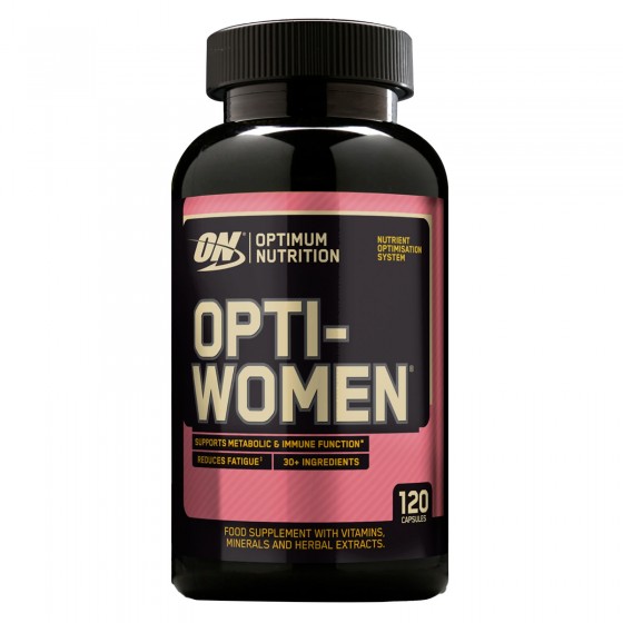Optimum Nutrition Opti Women Multivitaminico per Donna in Capsule con Minerali ed Estratti Botanici - Barattolo da 120 Capsule