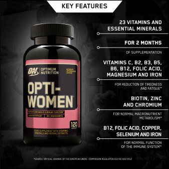 Optimum Nutrition Opti Women Multivitaminico per Donna in Capsule con