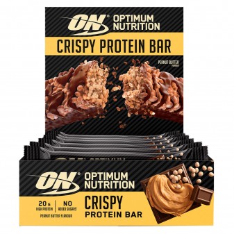 Optimum Nutrition Crispy Protein Bar Barretta Proteica al Burro di