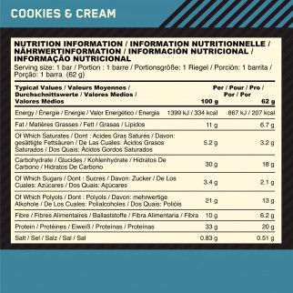 Optimum Nutrition Whipped Protein Bar Barretta Proteica ai Biscotti e