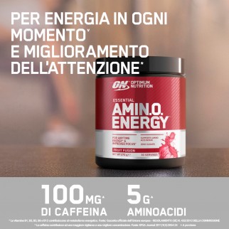 Optimum Nutrition Lean Whey al Cioccolato 772g e Amino Energy Fragola e Lime 270g Senza Zucchero