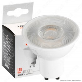 Wiva Lampadina LED GU10 6W Faretto Spotlight 100° - mod. 12100265 /