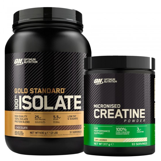 Optimum Nutrition Proteine e Creatina Gold Standard 100% Isolate Optimum Nutrition Proteine e Creatina Gold Standard 100% Isolate
