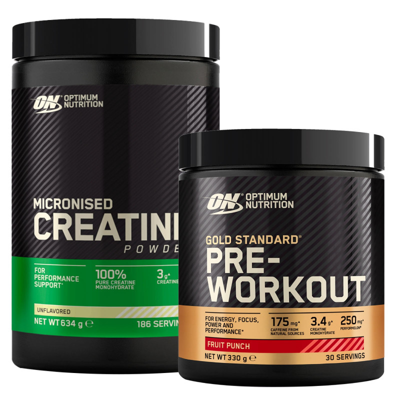 Creatina Pre Workout e Micronised Optimum Nutrition Gold Standard
