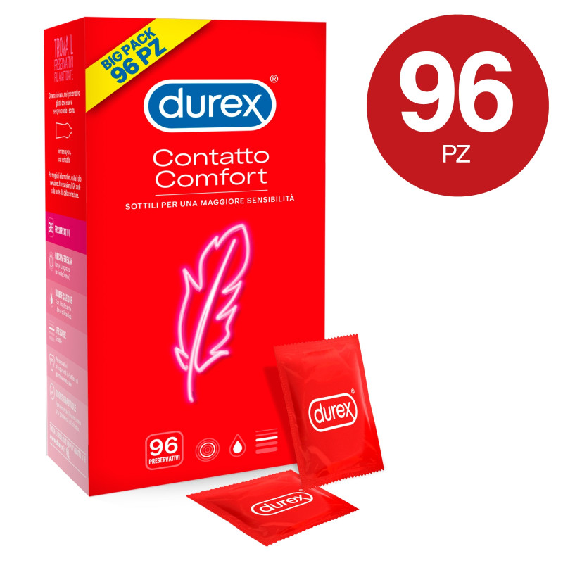 KIT Durex Big pack Contatto Comfort 96pz