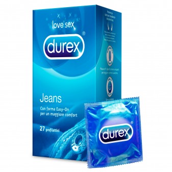KIT Durex big pack Jeans 27 & Gel Massage 2in1 Aloe Vera 200ml