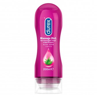 KIT Durex big pack Jeans 27 & Gel Massage 2in1 Aloe Vera 200ml
