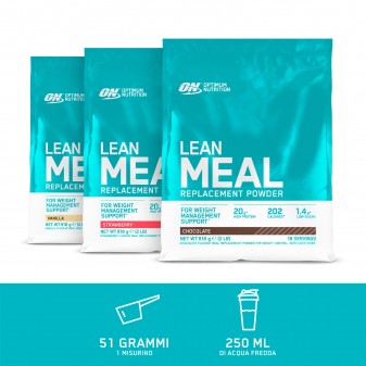 Optimum Nutrition Proteine e Aminoacidi Lean Whey al Cioccolato 772g