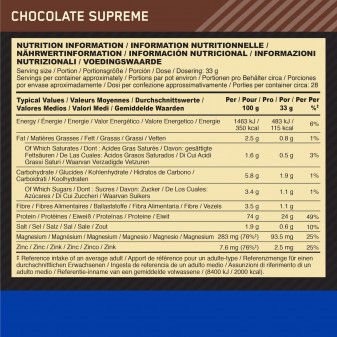 Optimum Nutrition Proteine e Aminoacidi Gold Standard 100% Casein