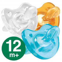 Chicco Gommotto in Silicone o Caucciù 12 mesi + Physio Soft - Colore