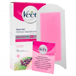 KIT Veet Donna Strisce depilatorie Viso & Corpo