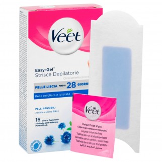 KIT Veet Donna Strisce depilatorie Ascelle e Zona Bikini