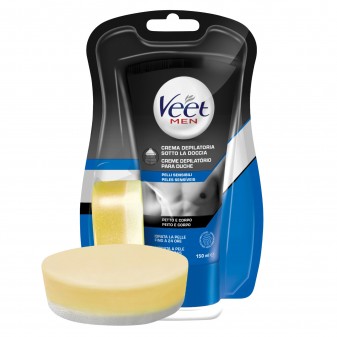 KIT Veet Men Crema depilazione pelli sensibili (sotto la doccia) x3