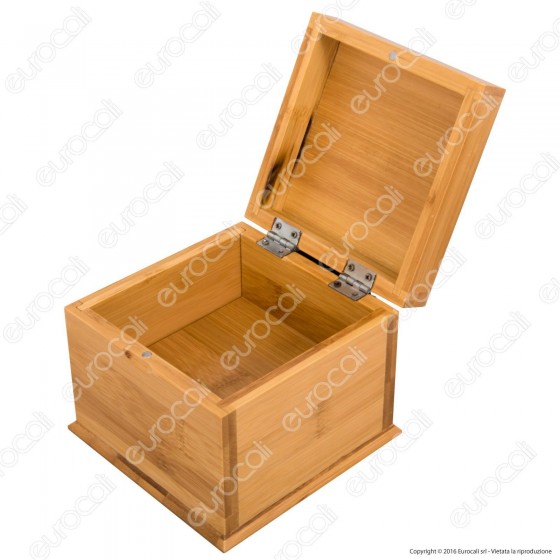 Storage Box Small Scatola Portatutto con Doppio Fondo in Bamboo Storage Box Small Scatola Portatutto con Doppio Fondo in Bamboo