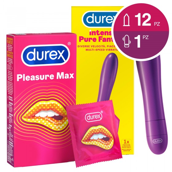 KIT Durex Pleasuremax 12pz & Toy Pure Fantasy KIT Durex Pleasuremax 12pz & Toy Pure Fantasy