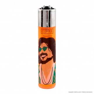 Clipper Large Traslucido Fantasia Hippie Peace 4A - Box da 48