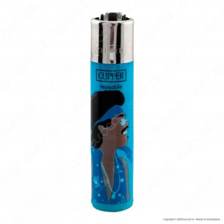 Clipper Large Traslucido Fantasia Hippie Peace 4A - Box da 48