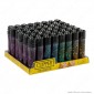 Immagine 1 - Clipper Large Fantasia Fluo Leaves 3 - Box da 48 Accendini [TERMINATO]