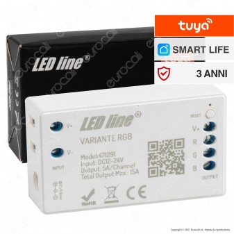 LED Line Variante Modulo Controller Dimmer Wi-Fi 2,4 GHz per Strisce