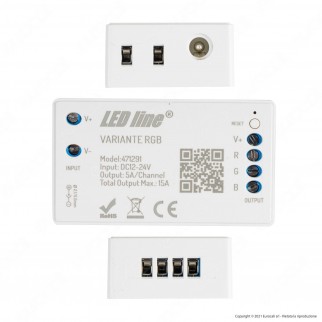 LED Line Variante Modulo Controller Dimmer Wi-Fi 2,4 GHz per Strisce