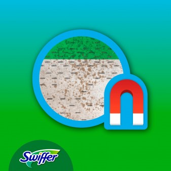 Swiffer Panni Umidi Lavapavimenti per Scopa al Limone - Confezione da 20 Panni