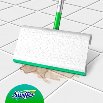 Swiffer Panni Umidi Lavapavimenti per Scopa al Limone - Confezione da 20 Panni