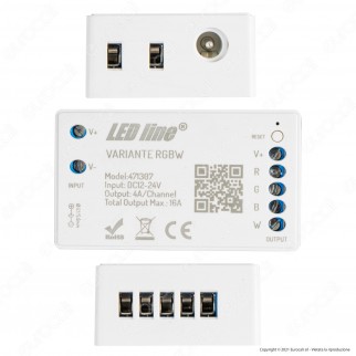 LED Line Variante Modulo Controller Dimmer Wi-Fi 2,4 GHz per Strisce