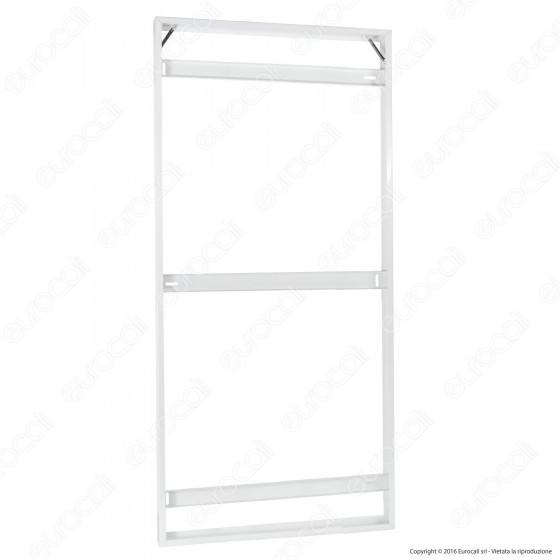 V-Tac Supporto in Metallo per Montaggio Esterno Pannelli LED 120x60 - V-Tac Supporto in Metallo per Montaggio Esterno Pannelli LED 120x60 -