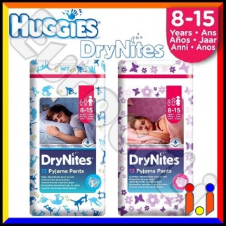 Huggies DryNites Pannolini a Mutandina per la Notte 8/15 Anni (27-57