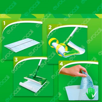 Swiffer Dry Panni Catturapolvere - Confezione da 18 Ricambi