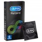 Preservativi Durex Retard ad Azione Ritardante e Forma Easy-On - Confezione da 6 Profilattici