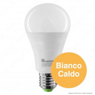 Marino Cristal Serie PRO Lampadina LED E27 18W Bulb A65 - mod. 21329