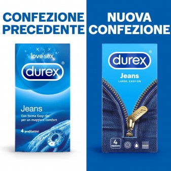 Preservativi Durex Jeans - Scatola 4 pezzi [TERMINATO]