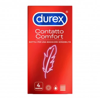 Preservativi Durex Contatto Comfort - Scatola 4 pezzi