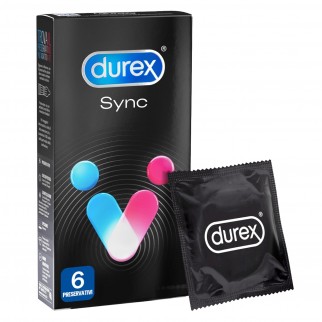 Preservativi Durex Sync - Scatola 6 pezzi