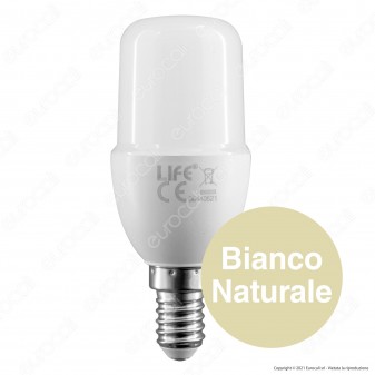 Life Lampadina LED E14 6,5W Tubolare T38 - mod. 39.920512C /