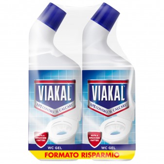 Viakal WC Gel Classico - 2 Flaconi da 750ml [TERMINATO]