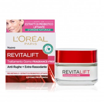 L'Oréal Paris Revitalift Fragrance Free Crema Giorno Anti-Età - Barattolo da 50ml