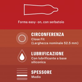 Preservativi Durex Love con Forma Easy-On - Confezione da 6