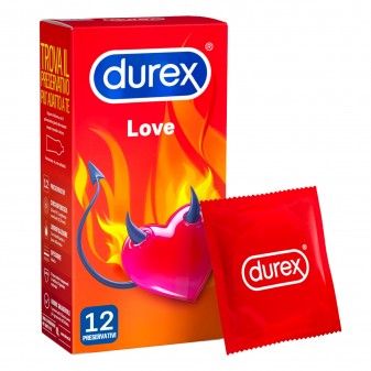 Preservativi Durex Love Classici Close-Fit con Forma Easy-On -
