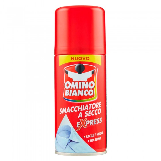 Omino Bianco Smacchiatore a Secco Express - Spray da 125ml Omino Bianco Smacchiatore a Secco Express - Spray da 125ml